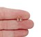 Tiny White Topaz Charms with 14K Gold-Filled Wire, 2 pieces, Adorabilities
